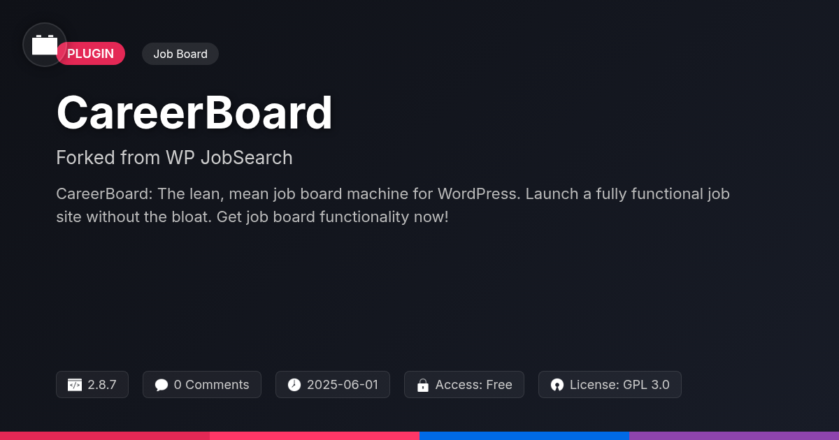 CareerBoard forked from WP JobSearch CareerBoard forked from WP JobSearch