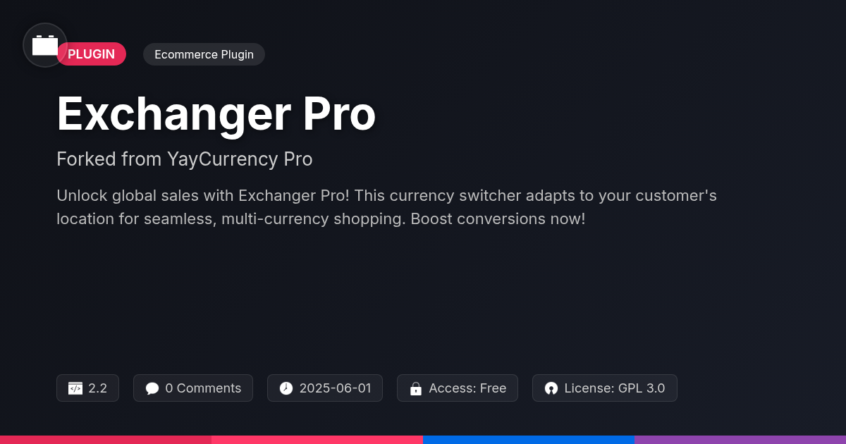 Exchanger Pro forked from YayCurrency Pro Exchanger Pro forked from YayCurrency Pro